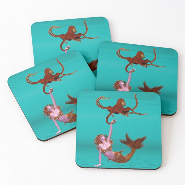 Item preview, Hooked .. the mermaid and the octopus designed and sold by LoneAngel.