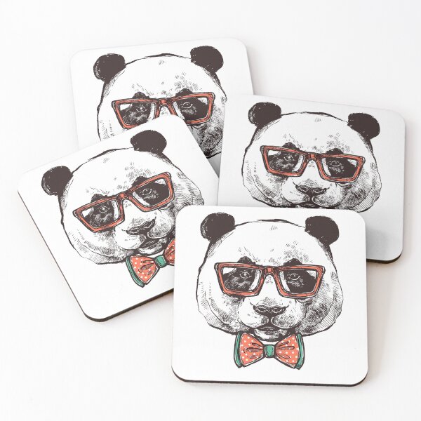 Item preview, Funny Hipster Panda designed and sold by Rott515.