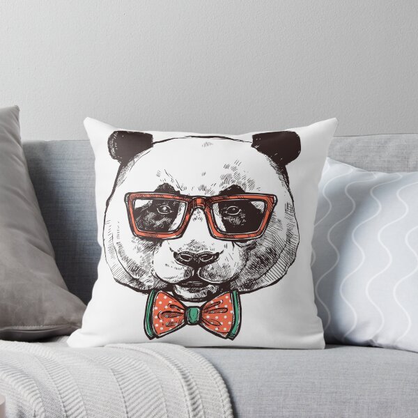 Item preview, Funny Hipster Panda designed and sold by Rott515.
