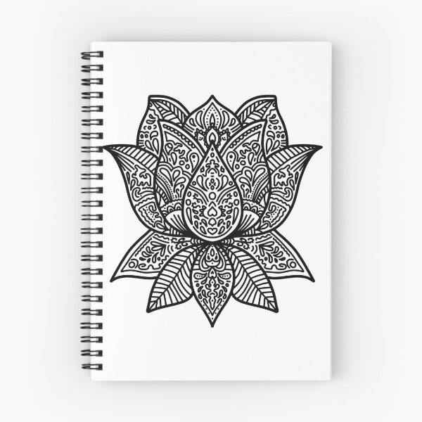 Item preview, Black Mandala Lotus | Flower Mandala designed and sold by trajeado14.
