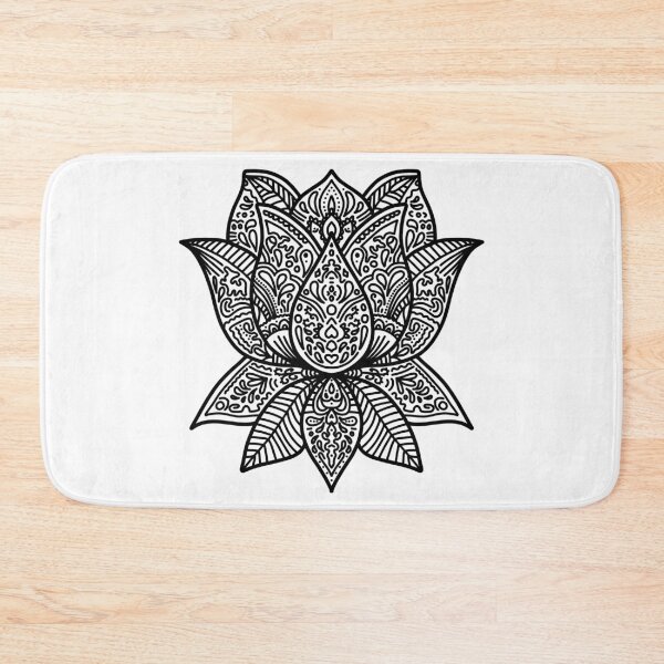 Item preview, Black Mandala Lotus | Flower Mandala designed and sold by trajeado14.