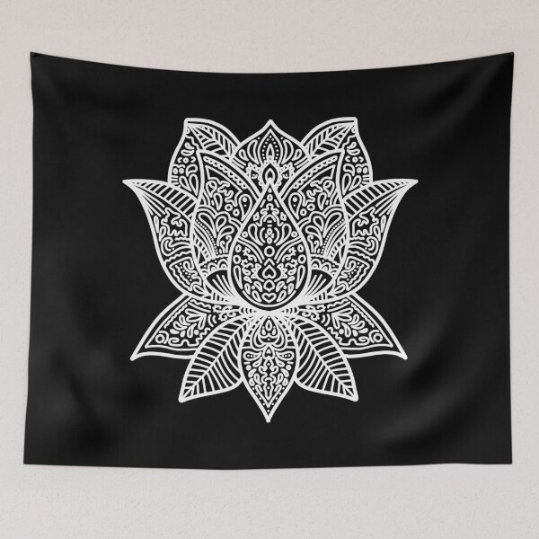 Item preview, White Mandala Lotus | Flower Mandala designed and sold by trajeado14.