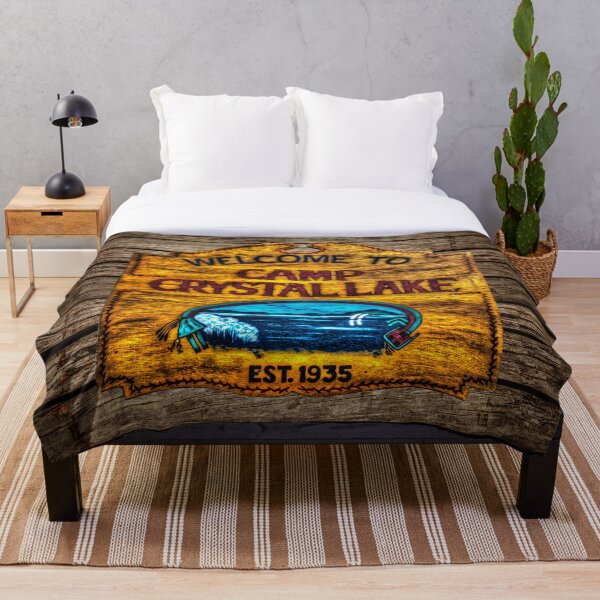 Camp Crystal Lake Throw Blanket