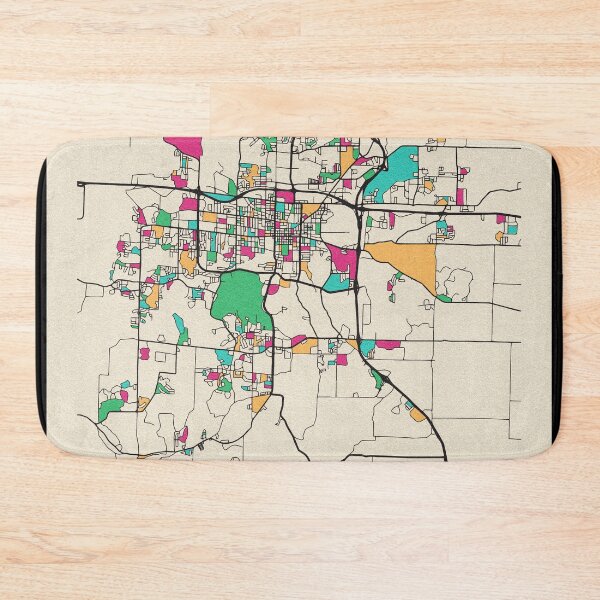 Item preview, Columbia, Missouri Street Map designed and sold by A Deniz Akerman.