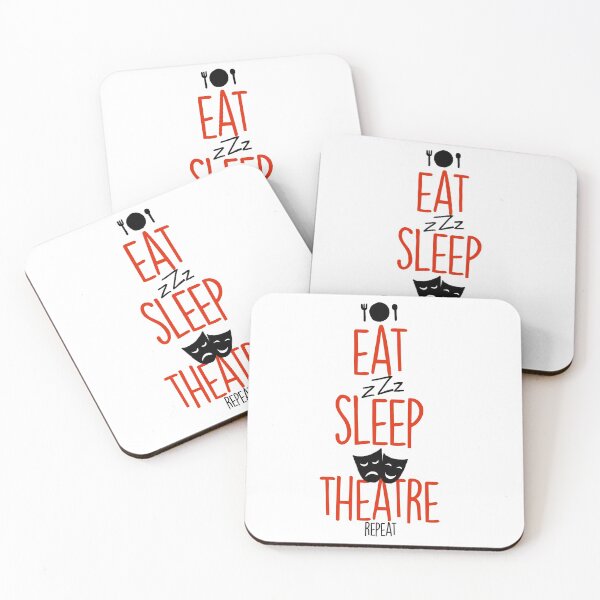 Item preview, Eat, Sleep, Theater, Repeat - Cool saying theater designed and sold by palaodesigns.