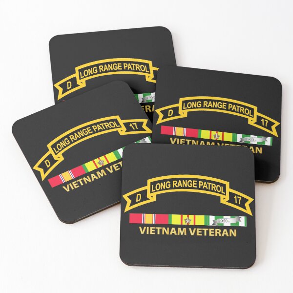 Artikelvorschau, Armee - Truppe D 17. Cav Long Range Patrol Vietnam Vet mit VN SVC entworfen und verkauft von Military Insignia Products.
