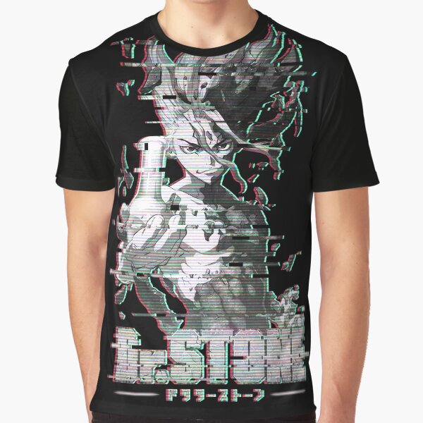 Dr. Stone Glitch Graphic T-Shirt