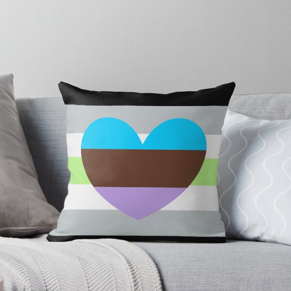 Item preview, agender flag with androsexual heart designed and sold by Simplipride.