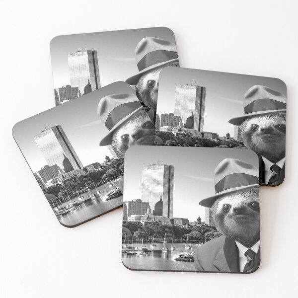 Item preview, Sloth in Boston designed and sold by Furry And Purry.