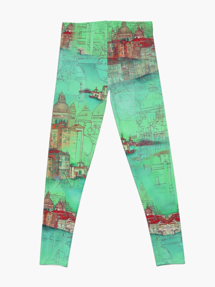 Alternate view of Venetian Green Leggings