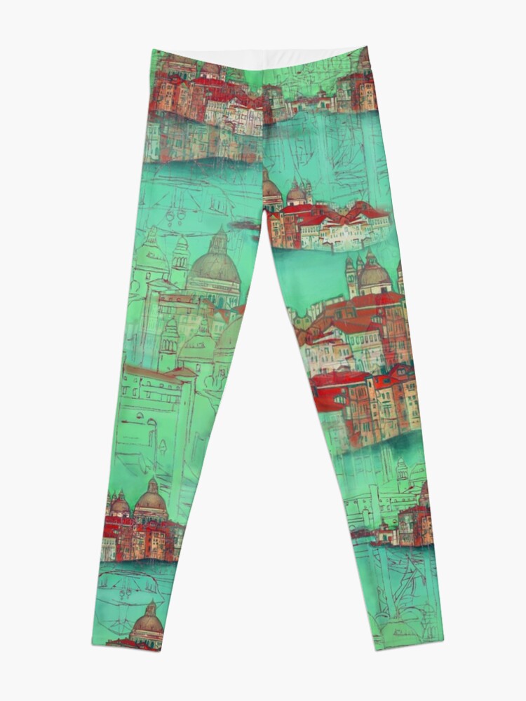 Alternate view of Venetian Green Leggings