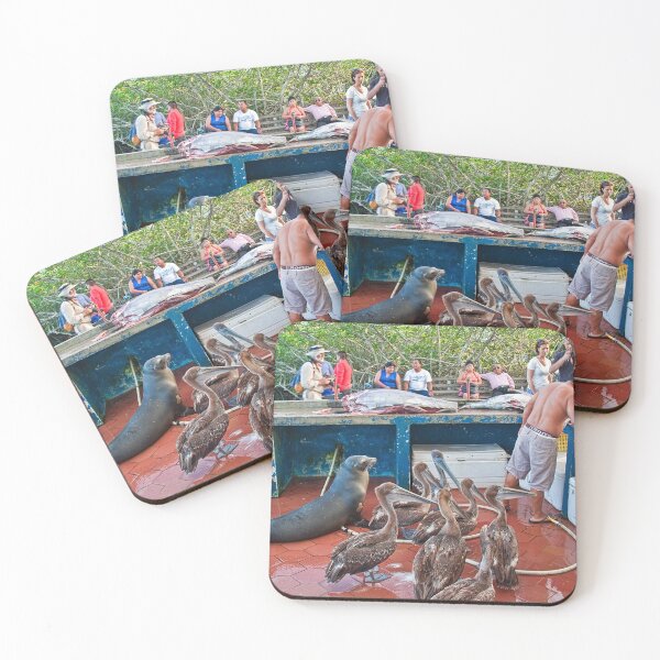 Item preview, Ecuador. Galapagos Islands. Puerto Ayora. Fish market. CUSTOMERS. designed and sold by vadim19.