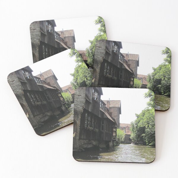 Item preview, Scenery with water canal in Bruges, Belgium. designed and sold by Ambasador.