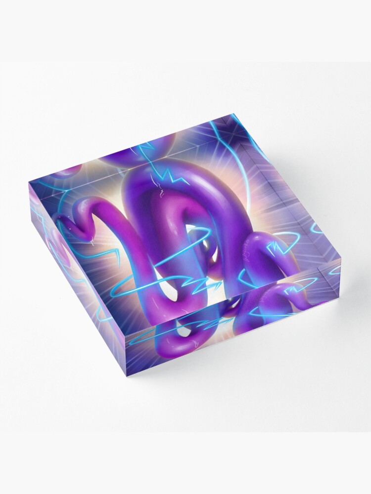 Alternate view of Lightning Tendril Acrylic Block