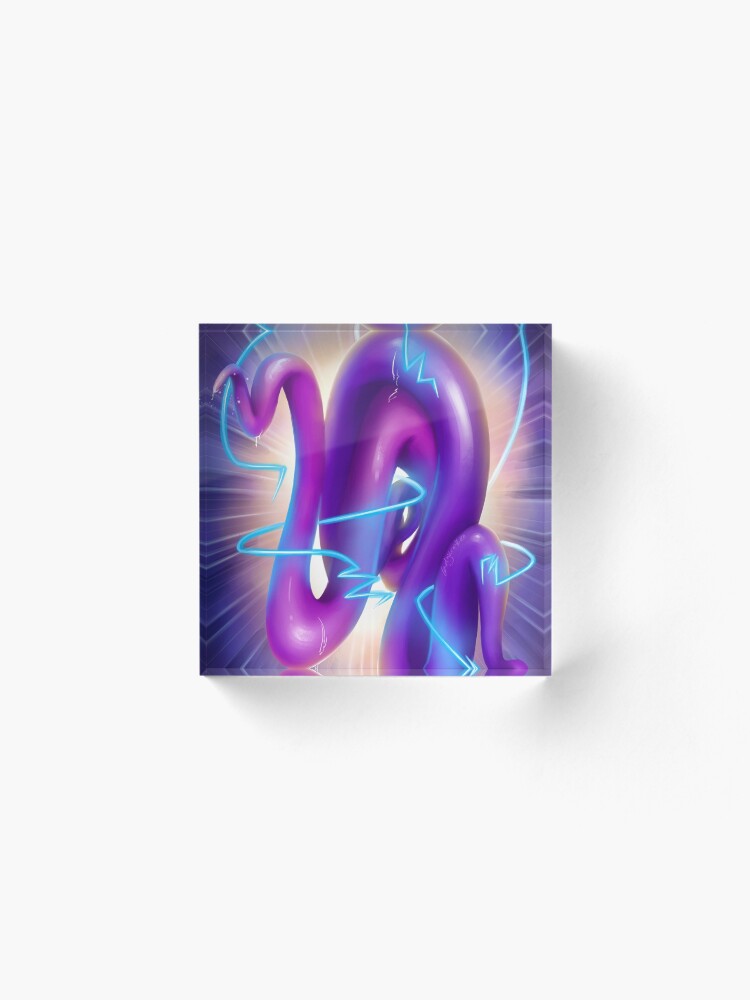 Alternate view of Lightning Tendril Acrylic Block