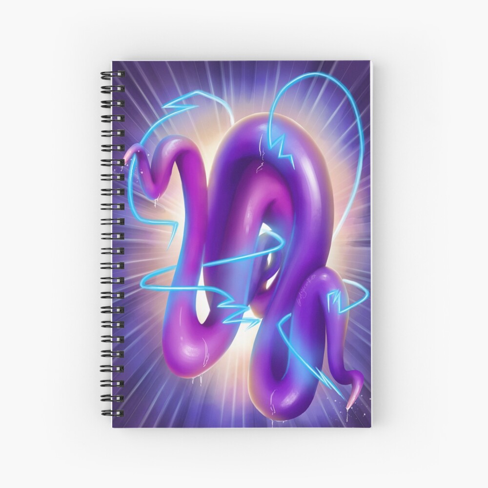 Lightning Tendril Spiral Notebook