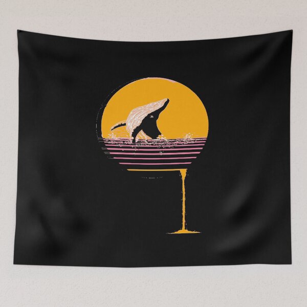 Item preview, Whale Breach At Sunset designed and sold by EightWinds.