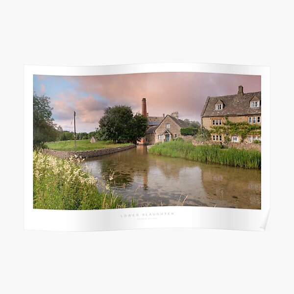 Lower Slaughter, Gloucestershire Poster