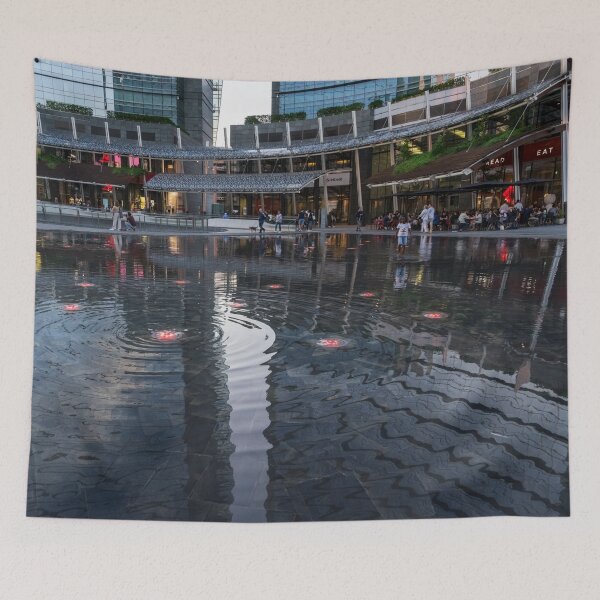 Item preview, Fantabulous Piazza Gae Aulenti - Patterned Water Skin Feature designed and sold by Georgia Mizuleva.