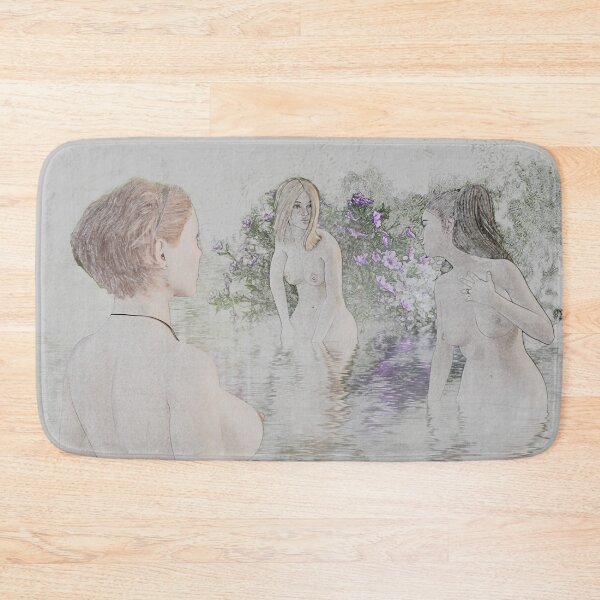 Item preview, Girls swimming in a lake | Sweden designed and sold by Andy Renard.