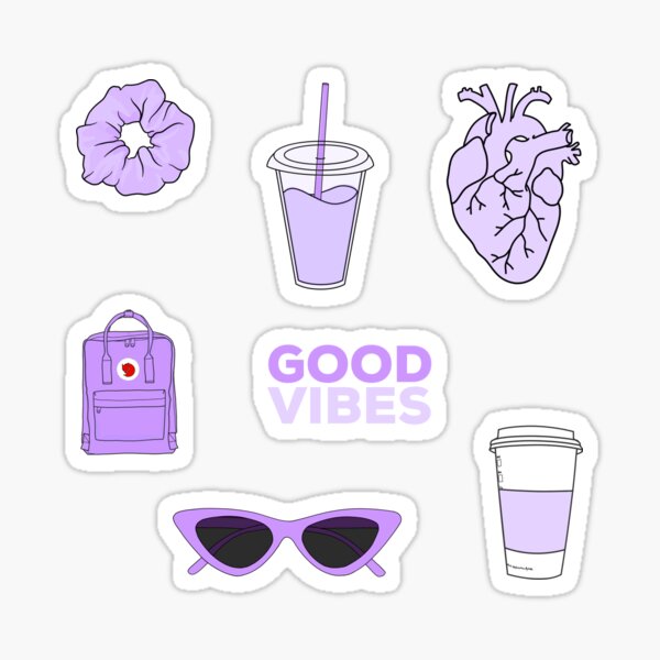 Purple Aesthetic Stickers | Redbubble