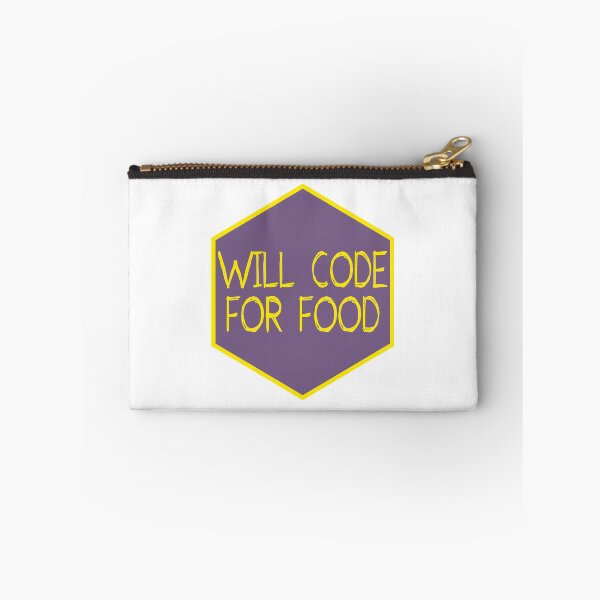 Item preview, will code for food designed and sold by FunnyGrief.