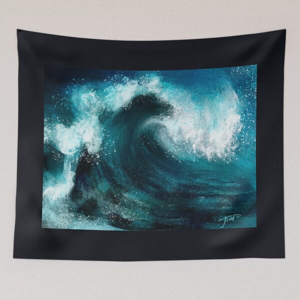 Item preview, wave impasto designed and sold by ArtInPi.