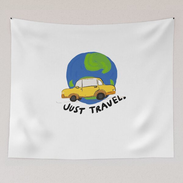 Item preview, Just travel. - Cool saying travel and vacation designed and sold by palaodesigns.