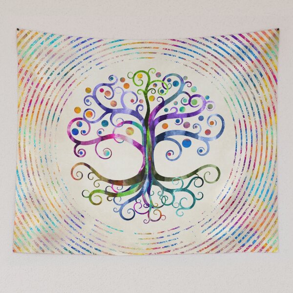 Item preview, Watercolor Tree of life designed and sold by k9printart.