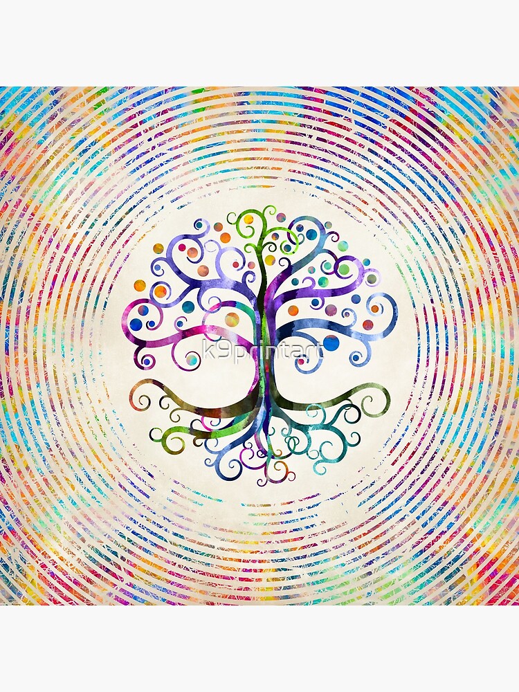 Tree of Life - Infinity Postcard for Sale by k9printart