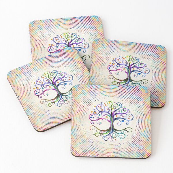 Item preview, Watercolor Tree of life designed and sold by k9printart.