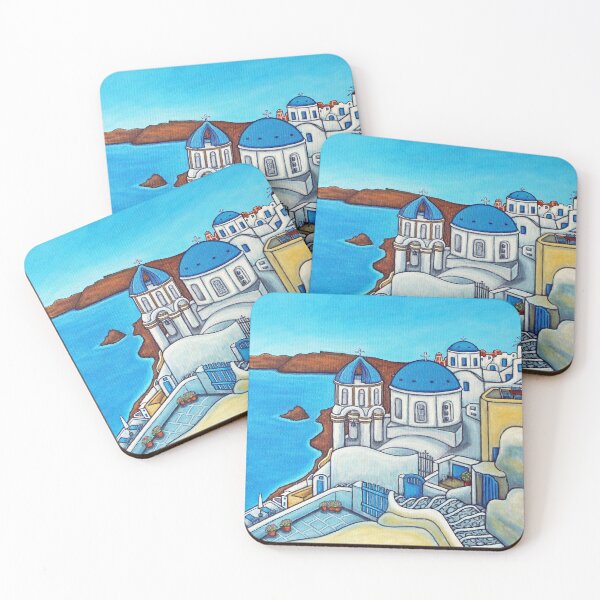 Item preview, Colours of Santorini designed and sold by Lisa Lorenz Paintings.