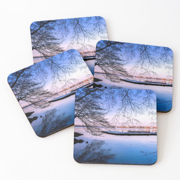 Item preview, Sunset over River Alster designed and sold by AmandaJanePhoto.