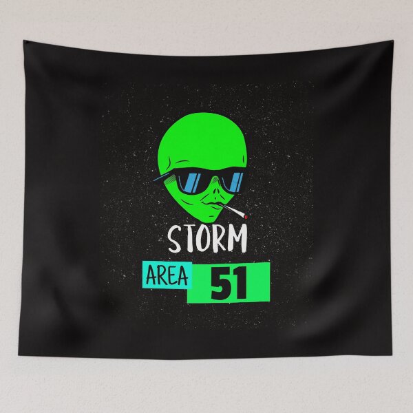 Item preview, Storm Area 51 Get High Smoke Weed Go See The Aliens Rally designed and sold by shoutoutshirtco.