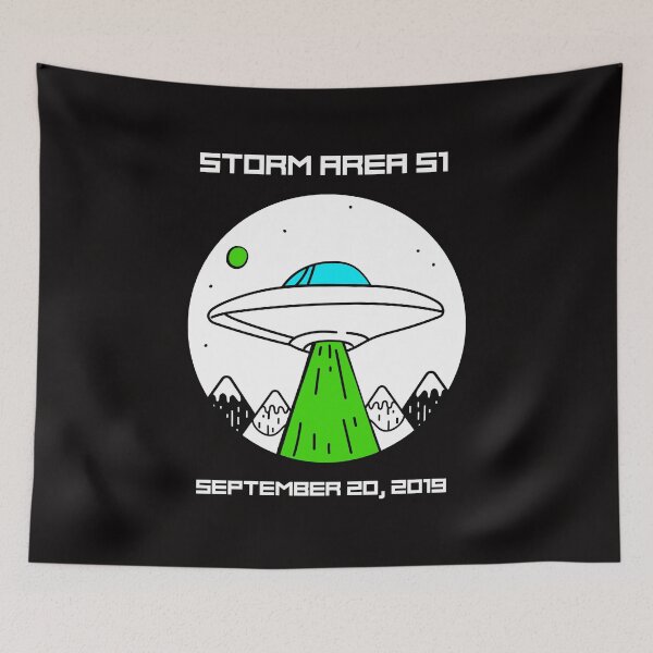Item preview, Storm Area 51 They Cant Stop All of Us Alien March designed and sold by shoutoutshirtco.