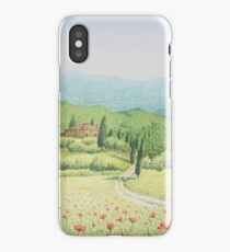 Tuscan Vineyard, Tuscany, Italy iPhone Case/Skin