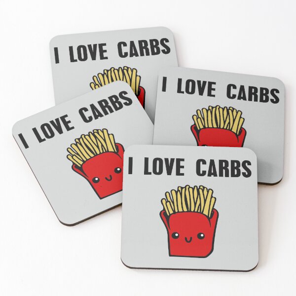 Item preview, I Love Carbs High Carb Diet French Fries designed and sold by Creekman Designs.