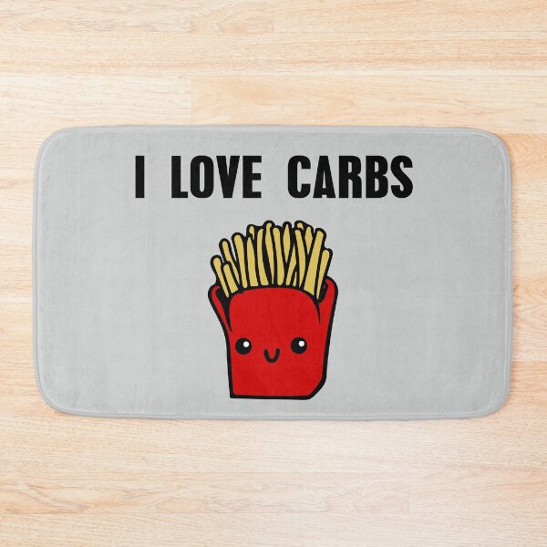 Item preview, I Love Carbs High Carb Diet French Fries designed and sold by Creekman Designs.