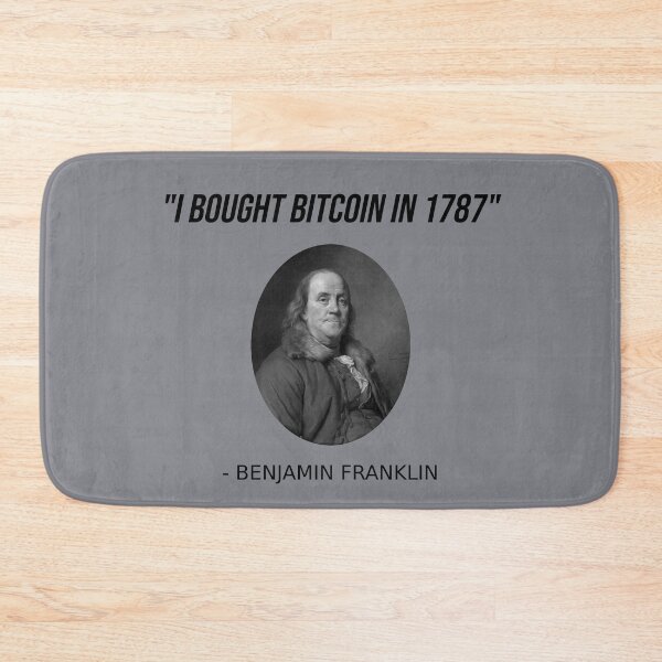 Item preview, Funny Benjamin Franklin Bitcoin USA History Meme T-Shirt designed and sold by Creekman Designs.