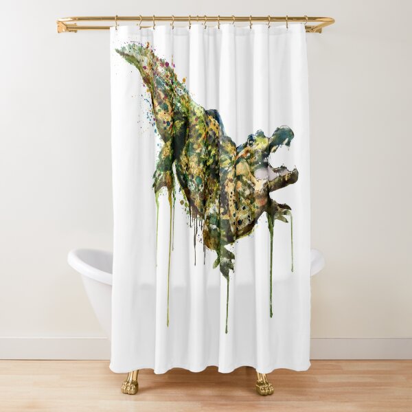 Alligator Shower Curtain 