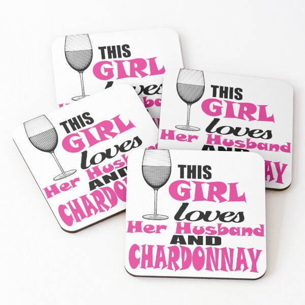 Item preview, This girl loves her husband and chardonnay designed and sold by slkprint.