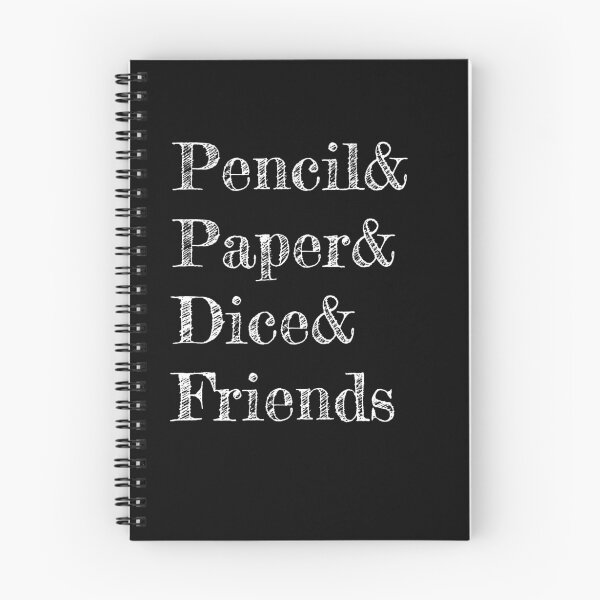 Item preview, Pencil, Paper, Dice, Friends designed and sold by sandywoo.