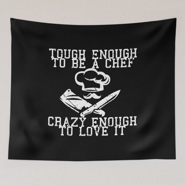 Item preview, Tough Enough To Be Chef Crazy To Love It Gift Idea designed and sold by haselshirt.