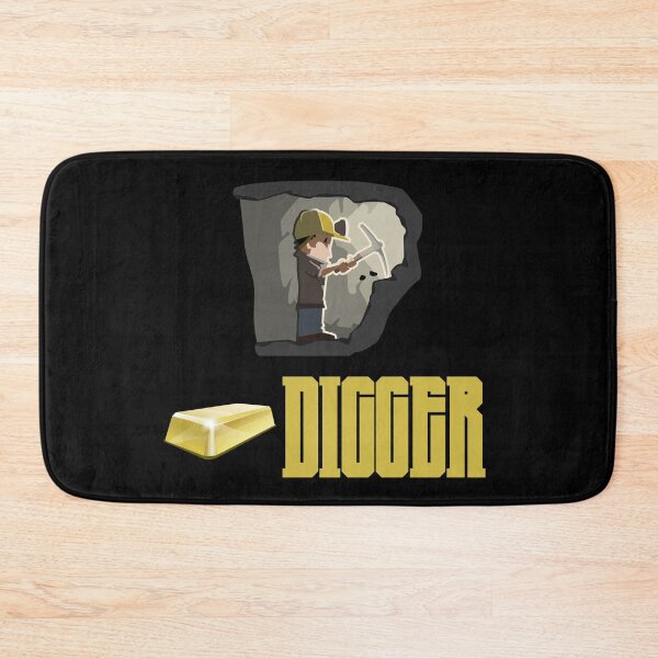 Item preview, Gold Digger Nugget Mining Gold Bar Miners  designed and sold by Creekman Designs.