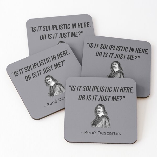 Item preview, Funny Philosophy Major Student Teacher Descartes Philosopher designed and sold by Creekman Designs.