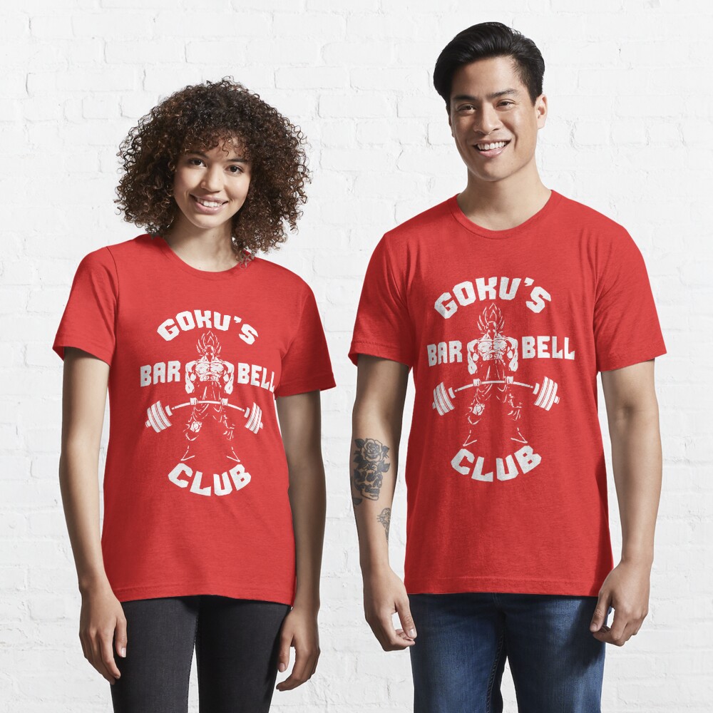 Men's Barbell Club V2 T (Red Logo) - Charcoal-Black Triblend / XS