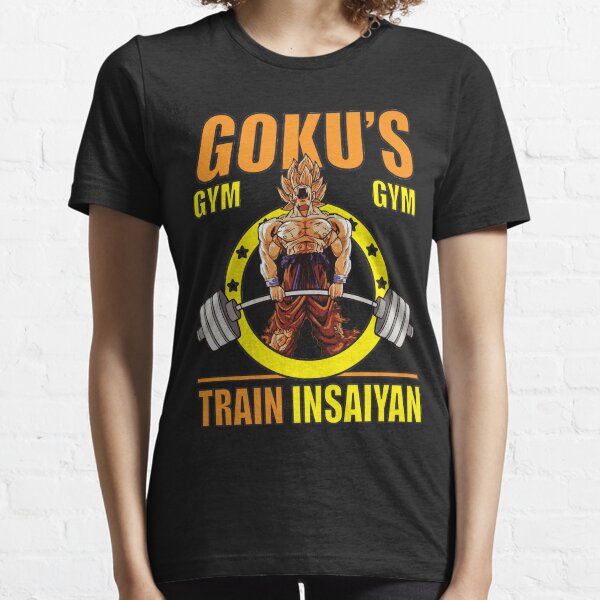 Goku's Gym - Train Insaiyan - Deadlift Essential T-Shirt
