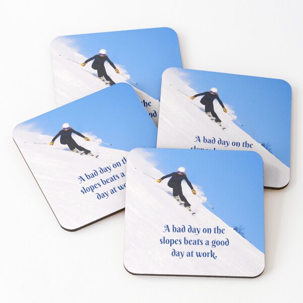 Item preview, Mountain Ski Slopes Fresh Snow Fall Skiing Funny designed and sold by mwagie.