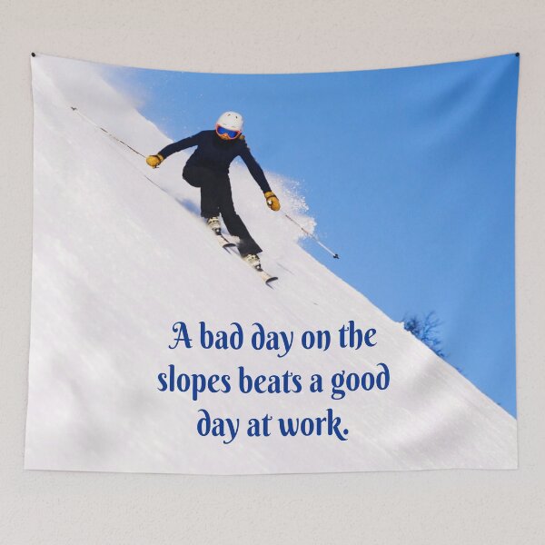 Item preview, Mountain Ski Slopes Fresh Snow Fall Skiing Funny designed and sold by mwagie.