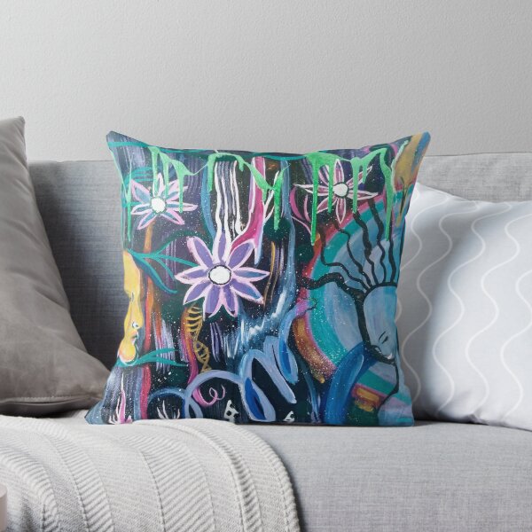 space experiments Throw Pillow